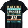LENA Personalized Name LENA First Name 2022 Shirt