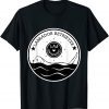 Labrador Retriever Dog Sea Swimming Monochrome Monotone 2022 T-Shirt