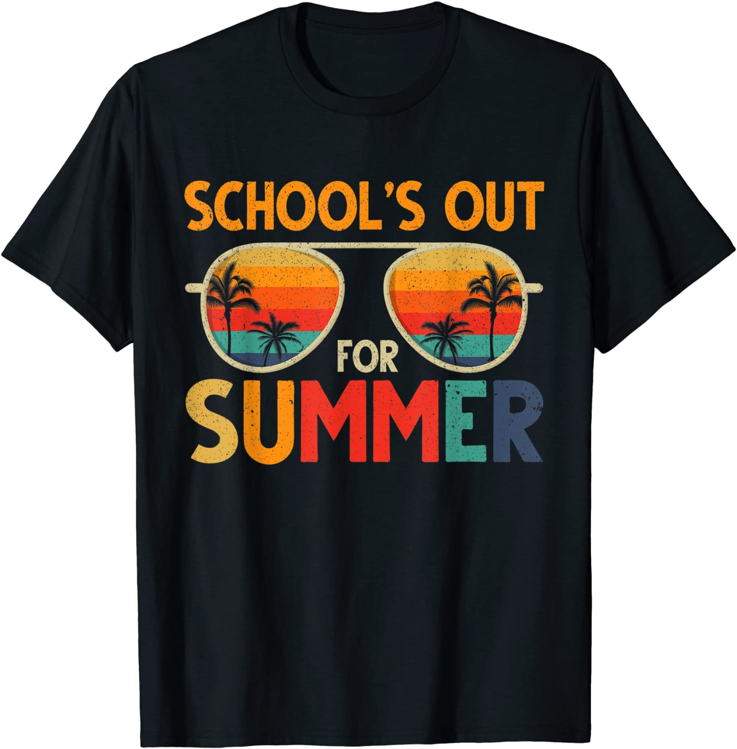 Last Day Of School Retro Schools Out For Summer Teacher 2022 Shirt