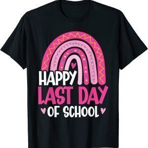 Last Day of School 2022 Rainbow Lunch Lady Teacher 2022 Shirt