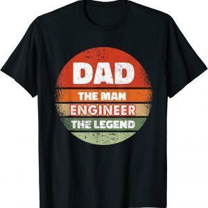 Legend Dad Engineer Grandpa Happy Father's Day 2022 Shirt