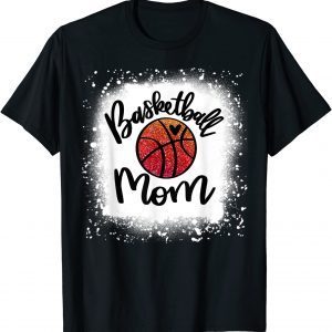 Leopard Bleached Basketball Mom Game Day 2022 Shirt