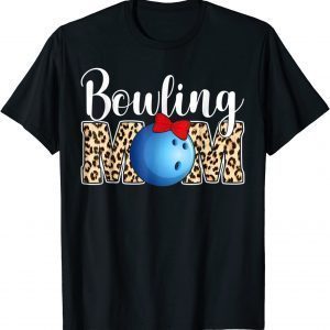 Leopard Bowling Mom Mama Sport Lover Mother's Day 2022 Shirt