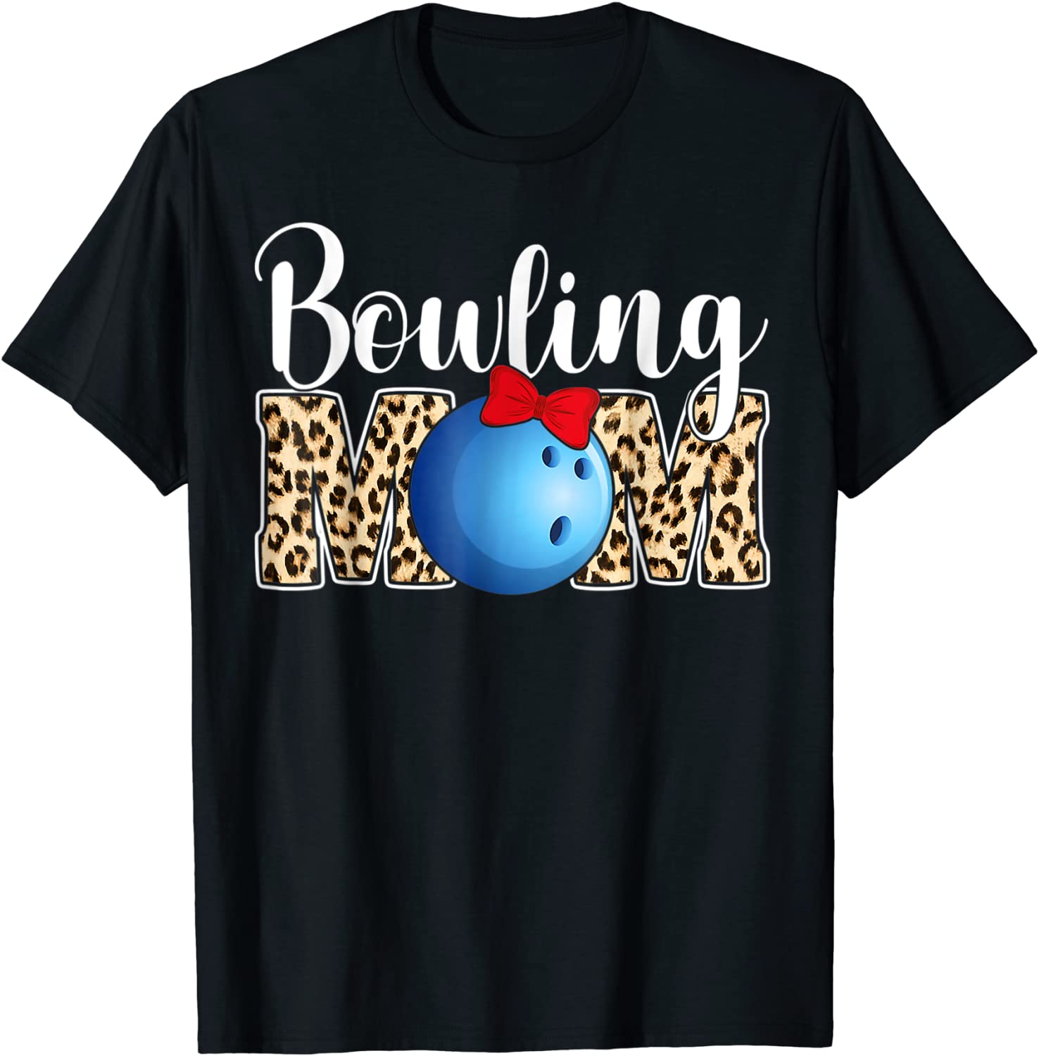 Leopard Bowling Mom Mama Sport Lover Mother's Day 2022 Shirt