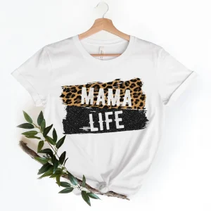Leopard Mama Life Mothers Day Classic Shirt