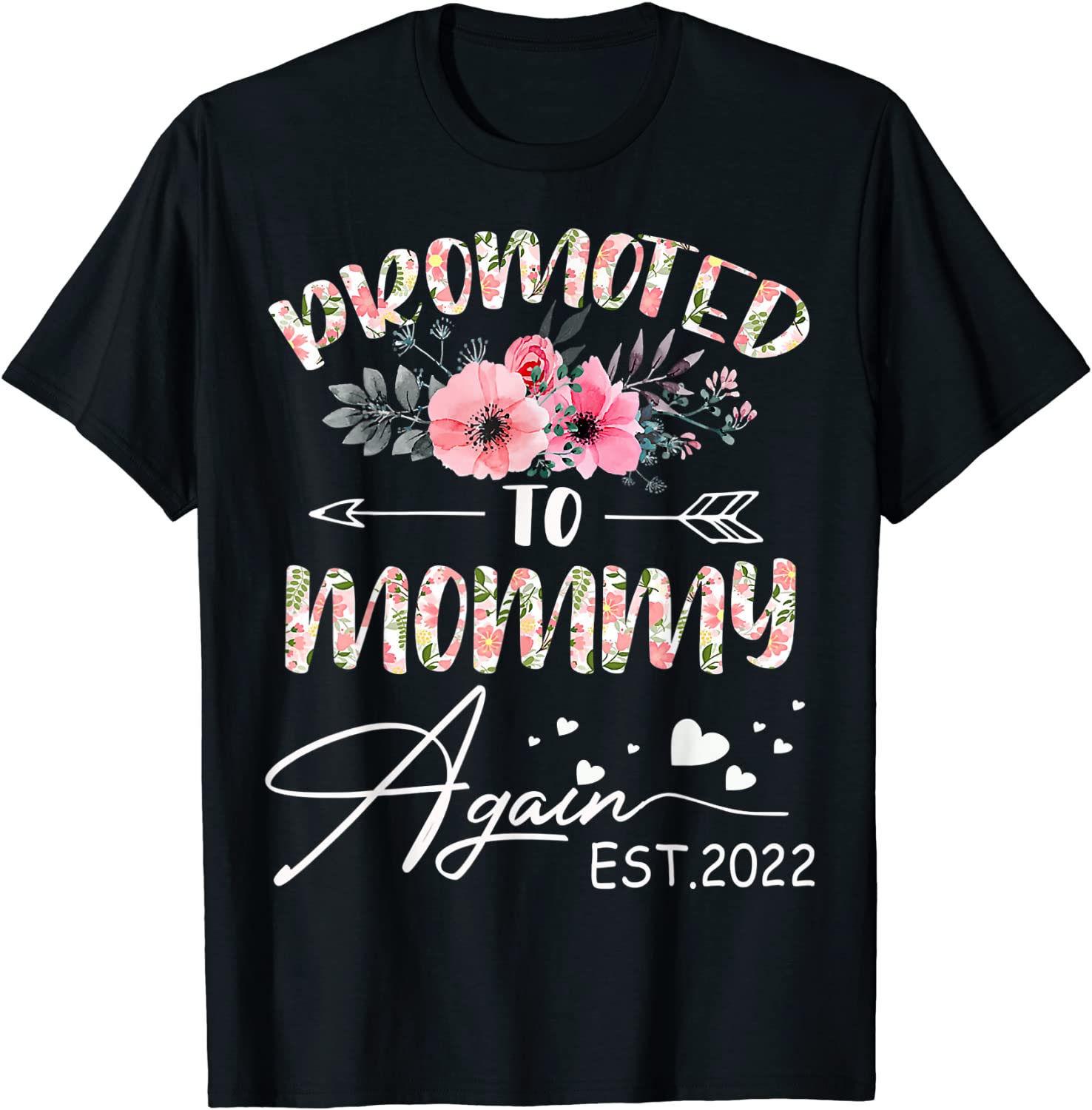 Promoted To Mommy Again 2022 Mother's Day Classic Shirt Teeducks