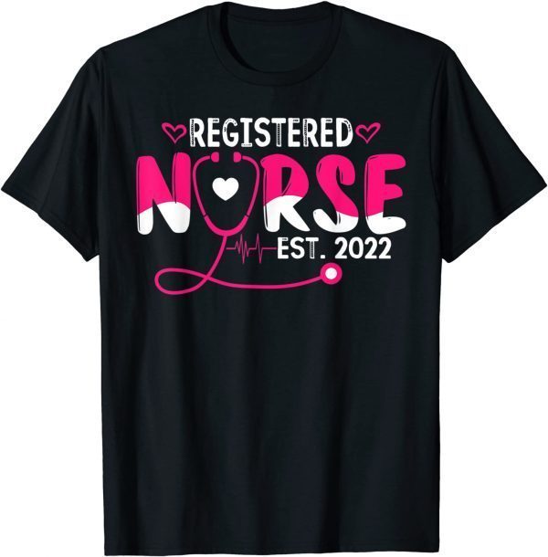 Registered Nurse Est 2022 Graduation Nursing Grad Student 2022 T-Shirt