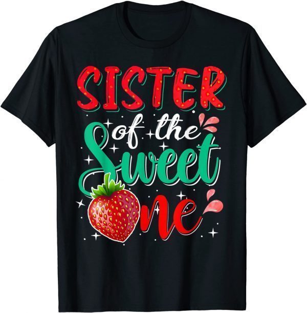 Sister Of The Sweet One Birthday Party theme Matching Family Classic Shirt