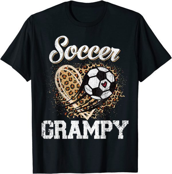 Soccer Grampy Leopard Tee Ball Mother's Day 2022 Shirt