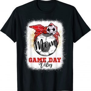 Soccer Mom Bleached Bun Mothers Day Soccer Mom Game Day Vibe Classic T-Shirt