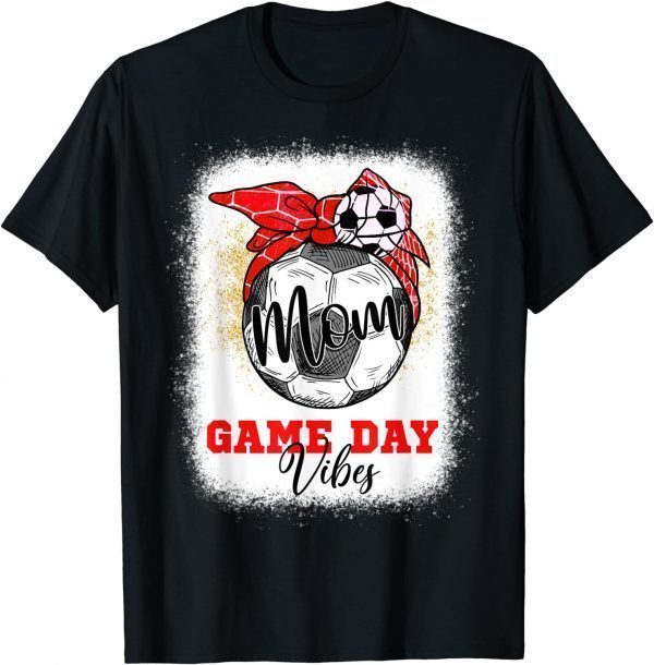 Soccer Mom Bleached Bun Mothers Day Soccer Mom Game Day Vibe Classic T-Shirt