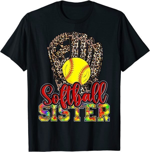 Softball Sister Mother's Day Softball Mom Life T-Shirt