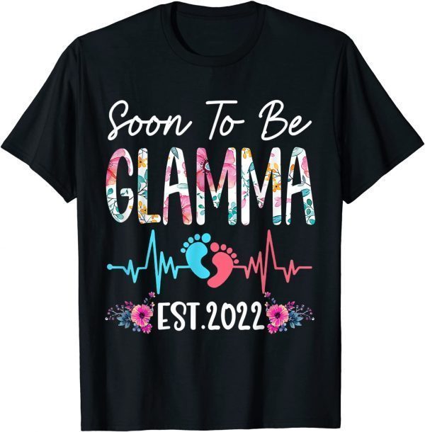 Soon To Be Glamma Est 2022 Floral Mother's Day Limited Shirt