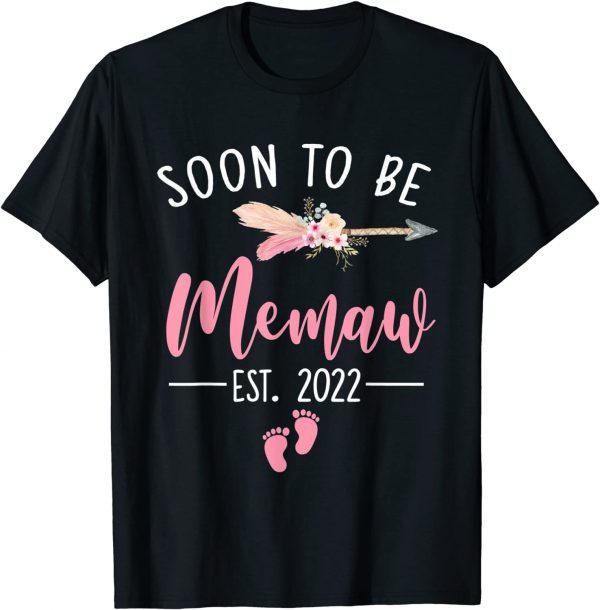 Soon To Be Memaw 2022 Mother's Day For New Memaw Classic Shirt