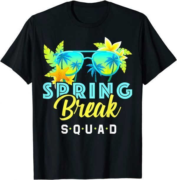 Spring Break Squad Retro Holiday Vacation Family Matching Classic Shirt