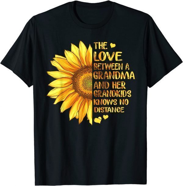 The Love Between Grandma And Her Grandkids Knows No Distance 2022 Shirt