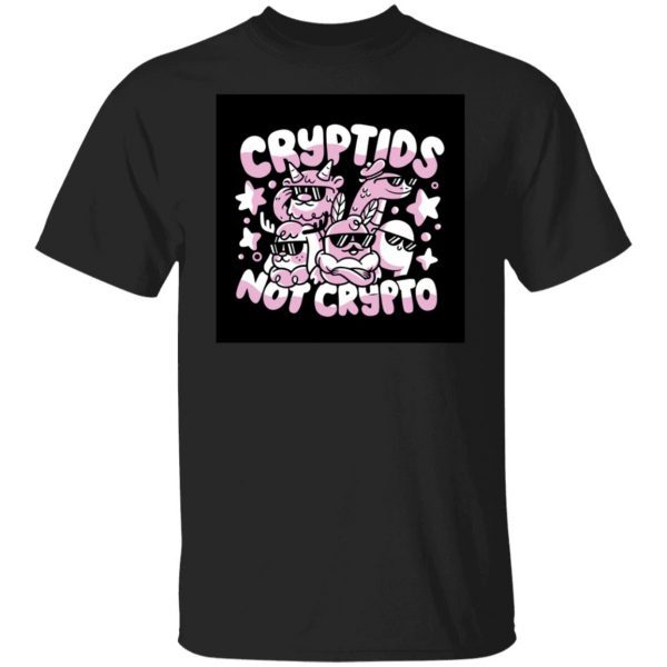 The Yetee Jushmu Cryptids Not Crypto 2022 Shirt