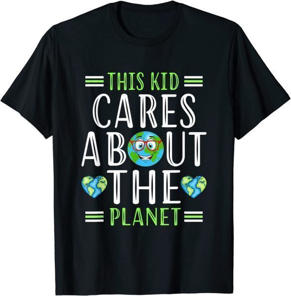 This Kid Cares Planet Save World Hour Earth Day Classic Shirt