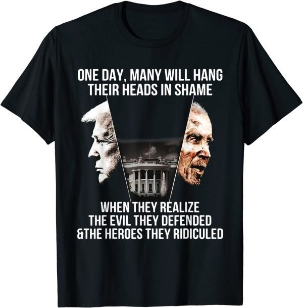 Trump Biden One Day Many Hang Their Head In Shame US Politic 2022 Shirt