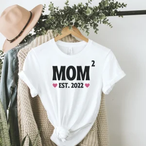 Twin Mom Est 2022 Mother's Day Shirt