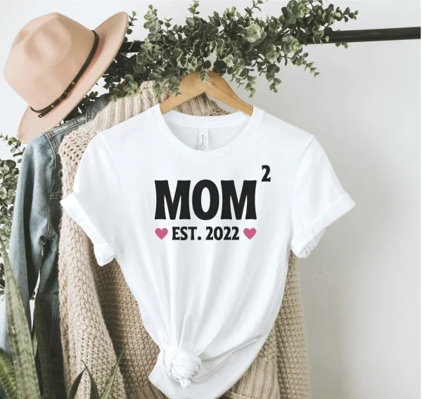 Twin Mom Est 2022 Mother's Day Shirt
