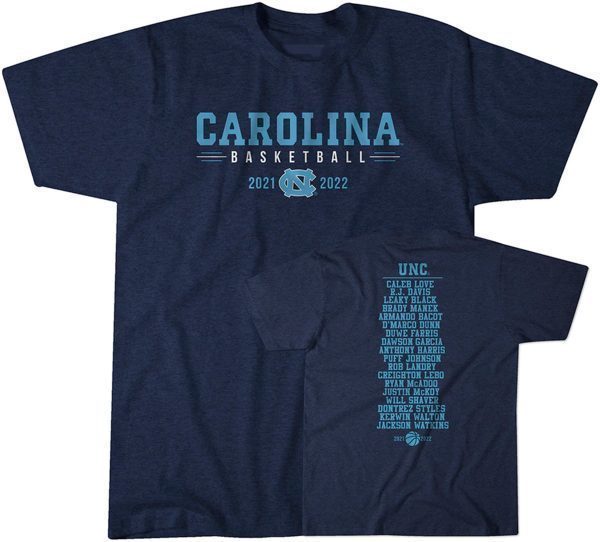 UNC Basketball 2021-22 Clsasic Shirt