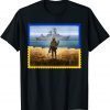 Ukraine Postage Stamp Flag Ukrainian T-Shirt