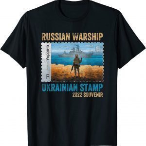Vintage Ukraine Postage Stamp Flag Pride 2022 Classic Shirt