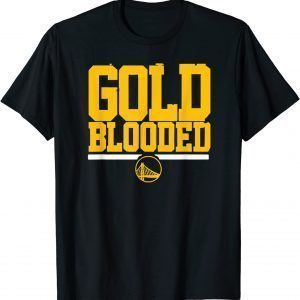 Vintage Warriors Tee Gold-blooded for Lover Basketball 2022 Shirt