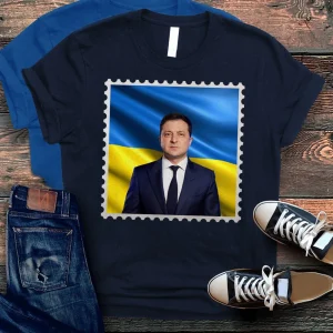 Volodymyr Zelensky Ukrainisch Flag Stempel 2022 Shirt