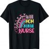 Wife Mom Auntie Nurse Mothers Day Nurses Day Leopard Rainbow 2022 Shirt