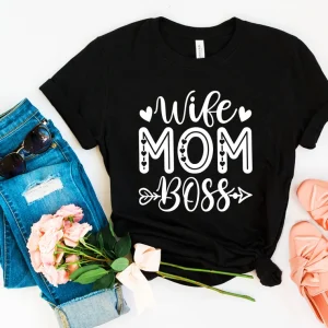 Wife Mom Boss Mother's Day 2022 Shirt