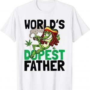 World’s Dopest Father Weed Marijuana Cannabis 2022 Frog 2022 Shirt