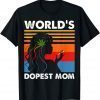 World's Dopest Mom Weed Soul Cannabis Vintage 2022 Shirt