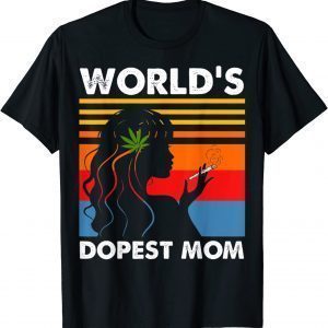 World's Dopest Mom Weed Soul Cannabis Vintage 2022 Shirt