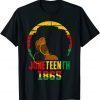 1865 Juneteenth Celebrate African American Freedom Day Women 2022 Shirt