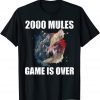 2000 Mules Game Is Over Pro Trump Wolf American Flag 2024 Limited Shirt