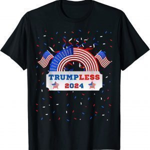 4th July 2022 Patriotic Pro-Biden Anti-Trump Trumpless 2024 Classic Shirt