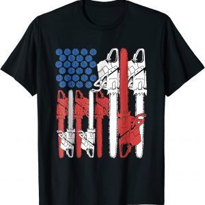 4th Of July Arboris Tree Climber Dad Chainsaw 2022 Shirt