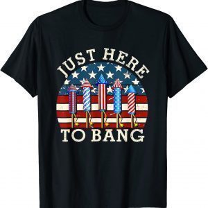 4th Of July I'm Just Here To Bang T-Shirt