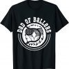 4th of July USA Flag Daddy Of Baseball Dad Of Ballers Classic Shirt