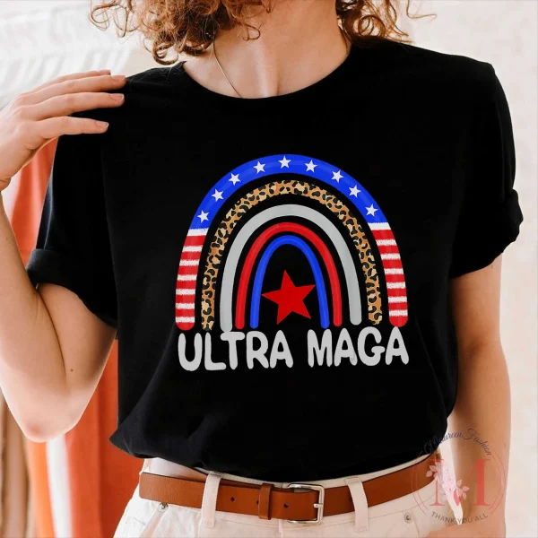 American Flag Rainbow Ultra Maga Donald Trump Ultra Maga 2022 Shirt