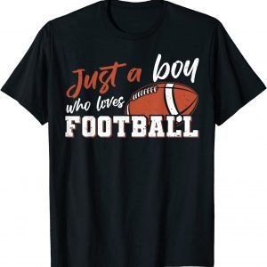 American Football Player Just A Boy Who Loves Football Classic T-Shirt