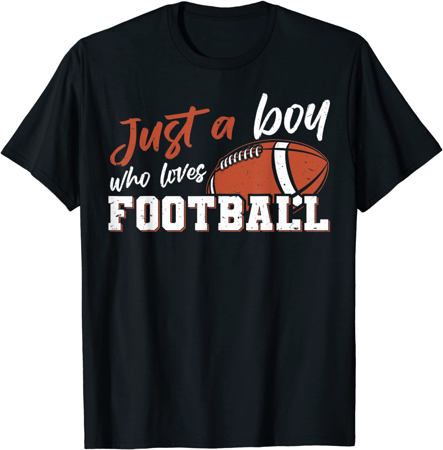 American Football Player Just A Boy Who Loves Football Classic T-Shirt
