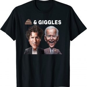 Anti Biden Trudeau Shits 'n Giggles Political T-Shirt