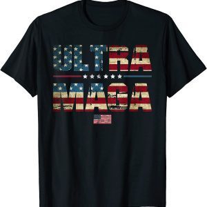 Anti Joe Biden Ultra Maga American Flag Best 2022 Shirt