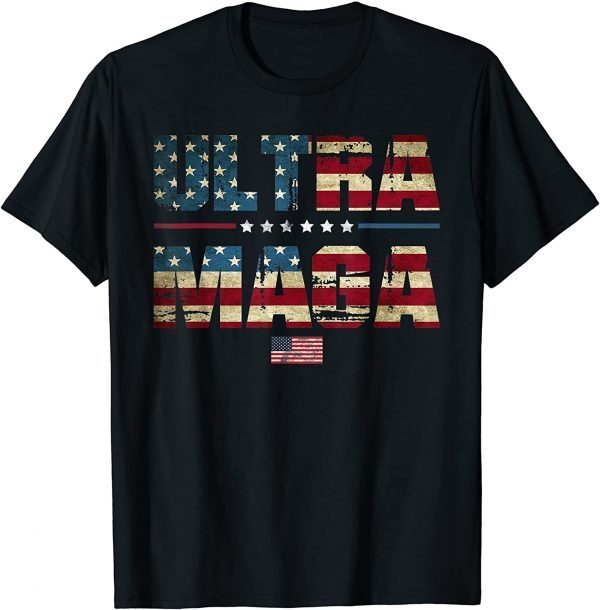 Anti Joe Biden Ultra Maga American Flag Best 2022 Shirt