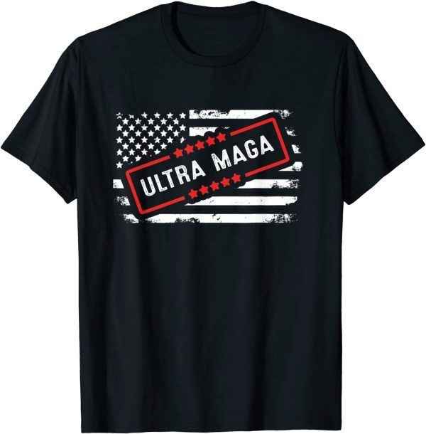 Anti Joe Biden Ultra Maga USA Flag 2022 Shirt