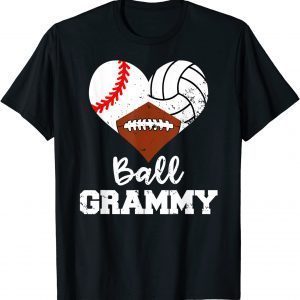 Ball Grammy Heart Baseball Volleyball Football Grammy 2022 Shirt