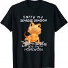 Bearded Dragon Cute Lizard Beardie Ate My Homework 2022 Shirt
